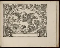 An illustration from Meslanges de la musique de Clau. Le Jeune a 4. 5. 6. 8. & 10. parties. Contra. (1587)