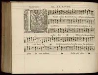An illustration from Meslanges de la musique de Clau. Le Jeune a 4. 5. 6. 8. & 10. parties. Contra. (1587)