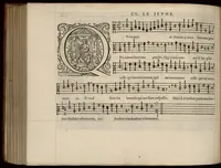 An illustration from Meslanges de la musique de Clau. Le Jeune a 4. 5. 6. 8. & 10. parties. Contra. (1587)