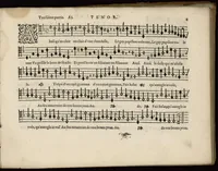An illustration from Meslanges de la musique de Clau. Le Jeune a 4. 5. 6. 8. & 10. parties. Tenor (1587)