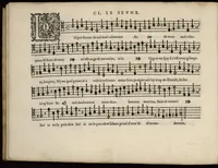 Picture 4 of 25 from Meslanges de la musique de Clau. Le Jeune a 4. 5. 6. 8. & 10. parties. Tenor (1587), leaf 13