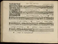 Picture 9 of 25 from Meslanges de la musique de Clau. Le Jeune a 4. 5. 6. 8. & 10. parties. Tenor (1587), leaf 33