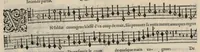 An illustration from Meslanges de la musique de Clau. Le Jeune a 4. 5. 6. 8. & 10. parties. Tenor (1587)