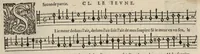 An illustration from Meslanges de la musique de Clau. Le Jeune a 4. 5. 6. 8. & 10. parties. Tenor (1587)