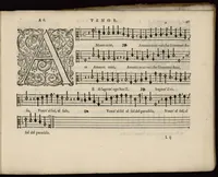 An illustration from Meslanges de la musique de Clau. Le Jeune a 4. 5. 6. 8. & 10. parties. Tenor (1587)