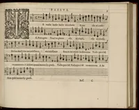 Picture 6 of 23 from Meslanges de la musique de Clau. Le Jeune a 4. 5. 6. 8. & 10. parties. Bassus. (1587), leaf 24