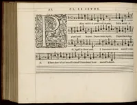 Picture 19 of 23 from Meslanges de la musique de Clau. Le Jeune a 4. 5. 6. 8. & 10. parties. Bassus. (1587), leaf 93