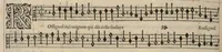 An illustration from Meslanges de la musique de Clau. Le Jeune a 4. 5. 6. 8. & 10. parties. Quinta pars. (1587)