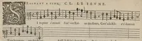 An illustration from Basse-contre. Le printemps de Claud. Le Jeune, natif de Valentienne, compositeur de la musique de la chambre du Roy. A deux. 3. 4. 5. 6 et 8 parties. (1603)