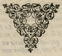 An illustration from Aeternae Henrici magni, gallorum, navarrorumque Regis potentissimi, ac Clementissimi memoriae. Et Ludovici justi : eius filii. Gallorum, navarrorumque Regis christianissimi, atque inuictissimi. Nicolaus Formé, regiae musicae praefectus. Missam hanc duobus choris ac quatuor voc. compositam, vovet et consecrat. Primus chorus. Superius. (1638)