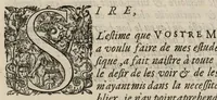 Picture 1 of 8 from Aeternae Henrici magni, gallorum, navarrorumque Regis potentissimi, ac Clementissimi memoriae. Et Ludovici justi : eius filii. Gallorum, navarrorumque Regis christianissimi, atque inuictissimi. Nicolaus Formé, regiae musicae praefectus. Missam hanc duobus choris ac quatuor voc. compositam, vovet et consecrat. Primus chorus. Contra. (1638), leaf 8