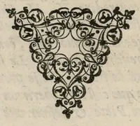 An illustration from Aeternae Henrici magni, gallorum, navarrorumque Regis potentissimi, ac Clementissimi memoriae. Et Ludovici justi : eius filii. Gallorum, navarrorumque Regis christianissimi, atque inuictissimi. Nicolaus Formé, regiae musicae praefectus. Missam hanc duobus choris ac quatuor voc. compositam, vovet et consecrat. Primus chorus. Tenor. (1638)