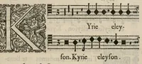 Picture 3 of 6 from Aeternae Henrici magni, gallorum, navarrorumque Regis potentissimi, ac Clementissimi memoriae. Et Ludovici justi : eius filii. Gallorum, navarrorumque Regis christianissimi, atque inuictissimi. Nicolaus Formé, regiae musicae praefectus. Missam hanc duobus choris ac quatuor voc. compositam, vovet et consecrat. Secundus chorus. Tenor. (1638), leaf 10