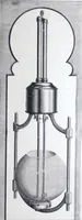 An illustration from Van Depoele Electric Light Company manufacture single and multiple current dynamo electric machines, motors, electric lamps and electro-plating apparatus ... (1884)