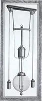 An illustration from Van Depoele Electric Light Company manufacture single and multiple current dynamo electric machines, motors, electric lamps and electro-plating apparatus ... (1884)
