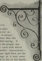 An illustration from Venetian iron work. (1893)