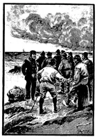 An illustration from Le Sphinx des glaces (1897)