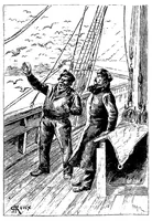 An illustration from Le Sphinx des glaces (1897)