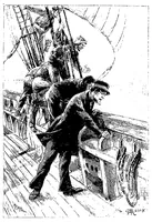 An illustration from Le Sphinx des glaces (1897)
