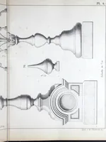 An illustration from Vieille Montagne : album d'objets d'art et d'ornementation architecturale : V.M. 1875. (1875)