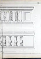 An illustration from Vieille Montagne : album d'objets d'art et d'ornementation architecturale : V.M. 1875. (1875)