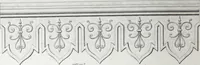 An illustration from Vieille Montagne : album d'objets d'art et d'ornementation architecturale : V.M. 1875. (1875)