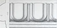 An illustration from Vieille Montagne : album d'objets d'art et d'ornementation architecturale : V.M. 1875. (1875)