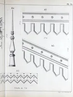 An illustration from Vieille Montagne : album d'objets d'art et d'ornementation architecturale : V.M. 1875. (1875)