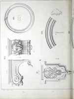 An illustration from Vieille Montagne : album d'objets d'art et d'ornementation architecturale : V.M. 1875. (1875)