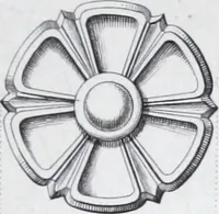 An illustration from Vieille Montagne : album d'objets d'art et d'ornementation architecturale : V.M. 1875. (1875)