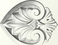 An illustration from Vieille Montagne : album d'objets d'art et d'ornementation architecturale : V.M. 1875. (1875)