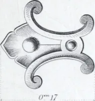 An illustration from Vieille Montagne : album d'objets d'art et d'ornementation architecturale : V.M. 1875. (1875)