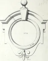 An illustration from Vieille Montagne : album d'objets d'art et d'ornementation architecturale : V.M. 1875. (1875)