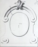 An illustration from Vieille Montagne : album d'objets d'art et d'ornementation architecturale : V.M. 1875. (1875)