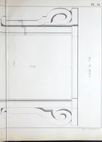 An illustration from Vieille Montagne : album d'objets d'art et d'ornementation architecturale : V.M. 1875. (1875)