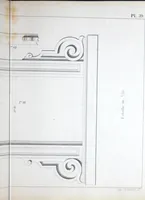 An illustration from Vieille Montagne : album d'objets d'art et d'ornementation architecturale : V.M. 1875. (1875)