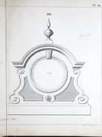 An illustration from Vieille Montagne : album d'objets d'art et d'ornementation architecturale : V.M. 1875. (1875)