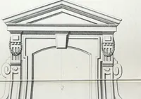 An illustration from Vieille Montagne : album d'objets d'art et d'ornementation architecturale : V.M. 1875. (1875)