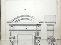 An illustration from Vieille Montagne : album d'objets d'art et d'ornementation architecturale : V.M. 1875. (1875)