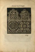 Picture 4 of 10 from Les singuliers et nouveaux pourtraicts, pour toutes sortes d'ouvrages de lingerie (1603), leaf 36