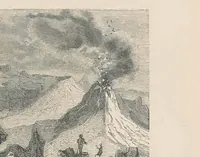 An illustration from Volcanoes and earthquakes (1868)