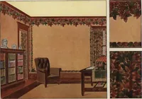 Picture 5 of 11 from Wall papers with special cretonnes to match (1912), leaf 4