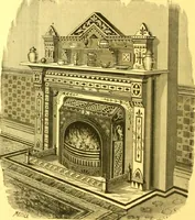 An illustration from Warming and ventilation for public buildings, schools, halls, stores, dwellings, etc., etc. : with a description of the Hess "pure air" furnaces, heaters, cooking stoves, ovens, fire-places; &c. : manufactured by the Hess Stove Works, Geo. H. Hess Co'y, proprietors ... (1887)