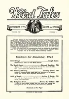 An illustration from Weird Tales, Vol. 8, No. 6 (December 1926) (1926)