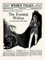 An illustration from Weird Tales, Vol. 1, No. 4 (June 1923) (1923)