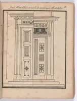 Picture 4 of 10 from Modell- und Masterbuch für Bau- und Möbel-Tischler : Enthaltend eine reichhaltige Sammlung geschmackvoller Abbildungen aller in der bürgerlichen und schönen Baukunst vorkommenden Gegenstände, als: Thüren, Fenster, Fensterladen, Thore, Treppen in Grund - und Profilrisssen, sowie der neuesten, elegantesten Londoner, Pariser, Wiener und Berliner Möbeln mit Grund-, Auf- und Profilrissen, besonders Secretairs oder Schreibschränke, Eck-, Porzellan-, Glas-, Wäsch- und Kleiderschränke, Commoden, Sopha's, alle Arten Stühle und Tische, Spiegel, Trumeaux, Consoles, Bettsponden, Wiegen, Waschtische, Uhrgehäuse etc. und aller übrigen Gegenstände, welche bei der Tischlerprofession vorkommen / Herausgegeben von Marius Wolfer (1829), leaf 108