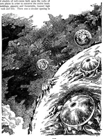 An illustration from Wonder Stories Quarterly, Vol. 2, No. 4 (September 1930) (1930)