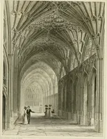 Picture 15 of 28 from The history and antiquities of the abbey and cathedral church of Gloucester : illustrated by a series of engravings of views, elevations, plans, and details of that edifice, with biographical anecdotes of eminent persons connected with the establishment (1829), leaf 32