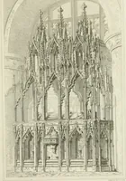 An illustration from The history and antiquities of the abbey and cathedral church of Gloucester : illustrated by a series of engravings of views, elevations, plans, and details of that edifice, with biographical anecdotes of eminent persons connected with the establishment (1829)