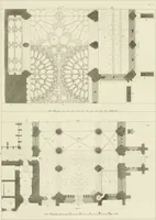 An illustration from The history and antiquities of the abbey and cathedral church of Gloucester : illustrated by a series of engravings of views, elevations, plans, and details of that edifice, with biographical anecdotes of eminent persons connected with the establishment (1829)